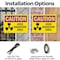 Signmission Radiation & Laser Sign, 7 in H x 10 in W, Plastic, Rectangle OS-2PACK-CR-P-710-L-10170 - alternate 3